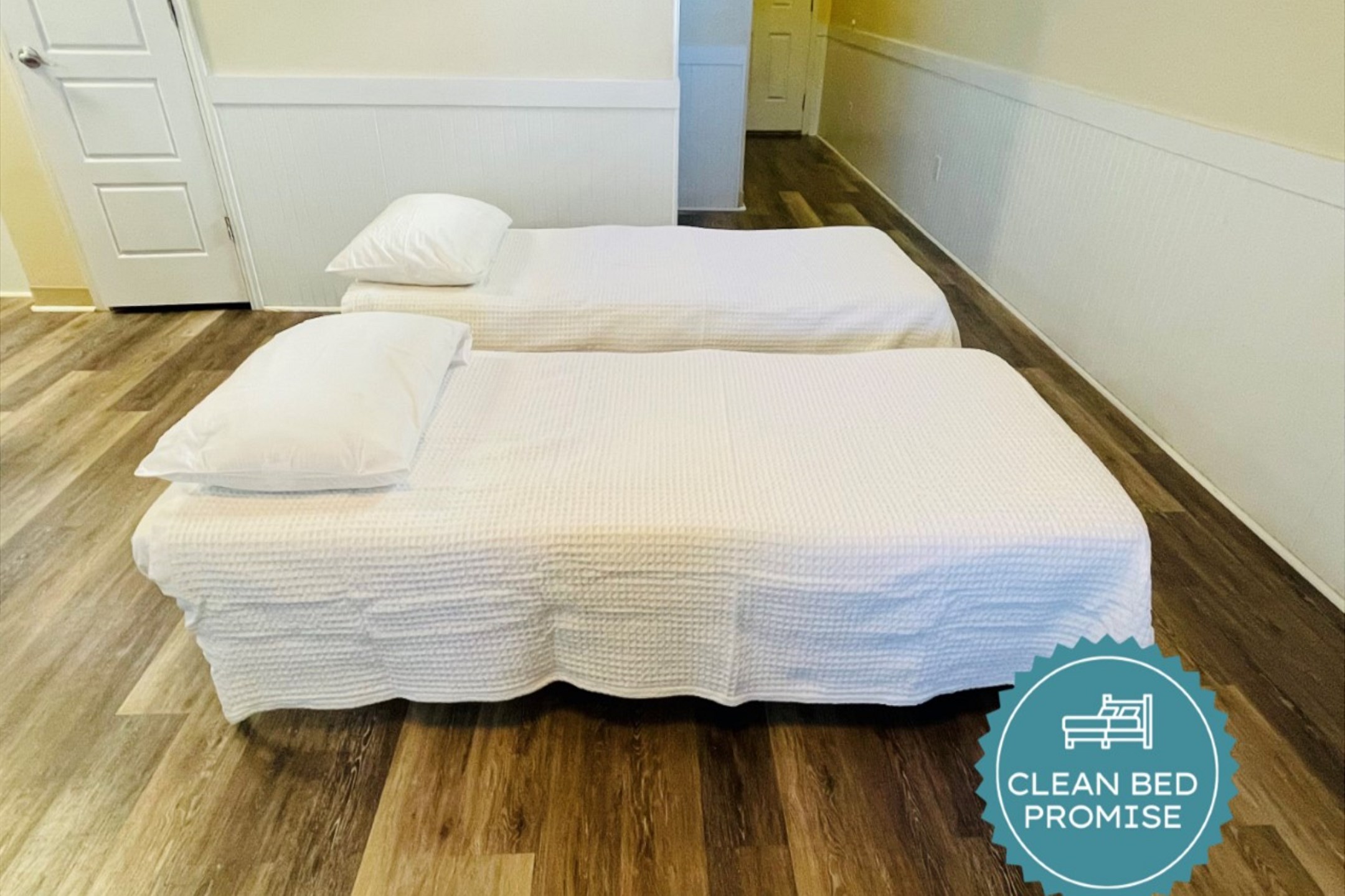 Two twin roll away beds available in the property