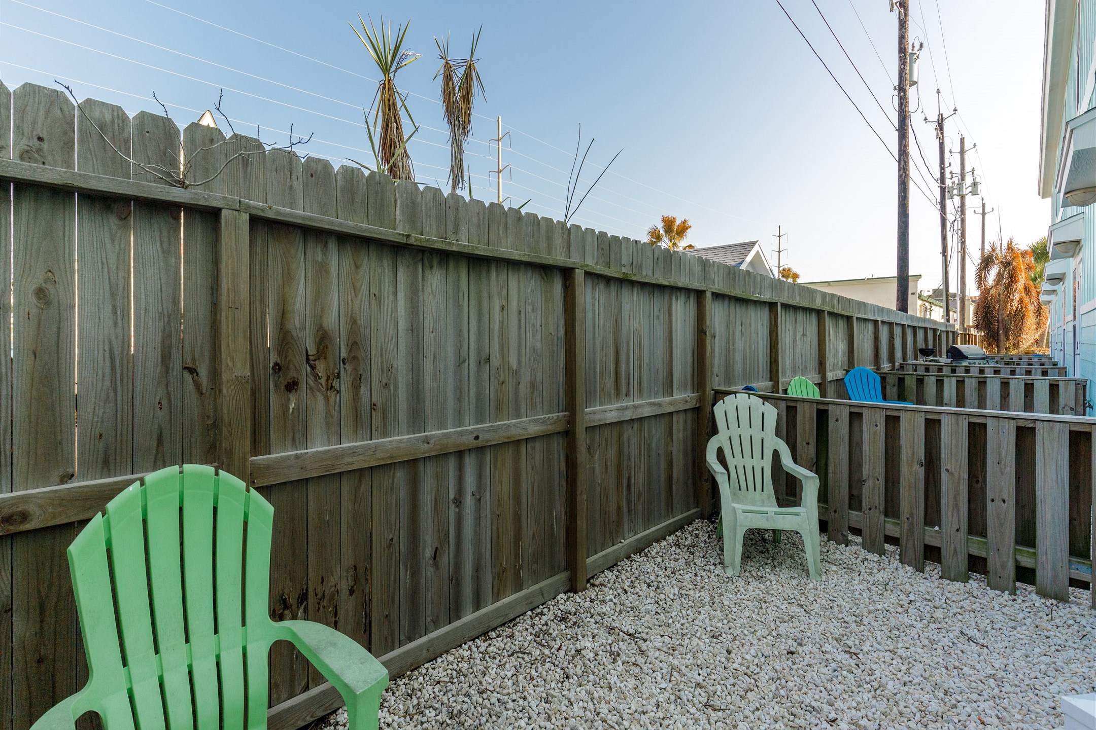 Private patio space perfect to unwind
