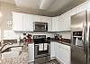 Fully equipped kitchen with updated appliances 
