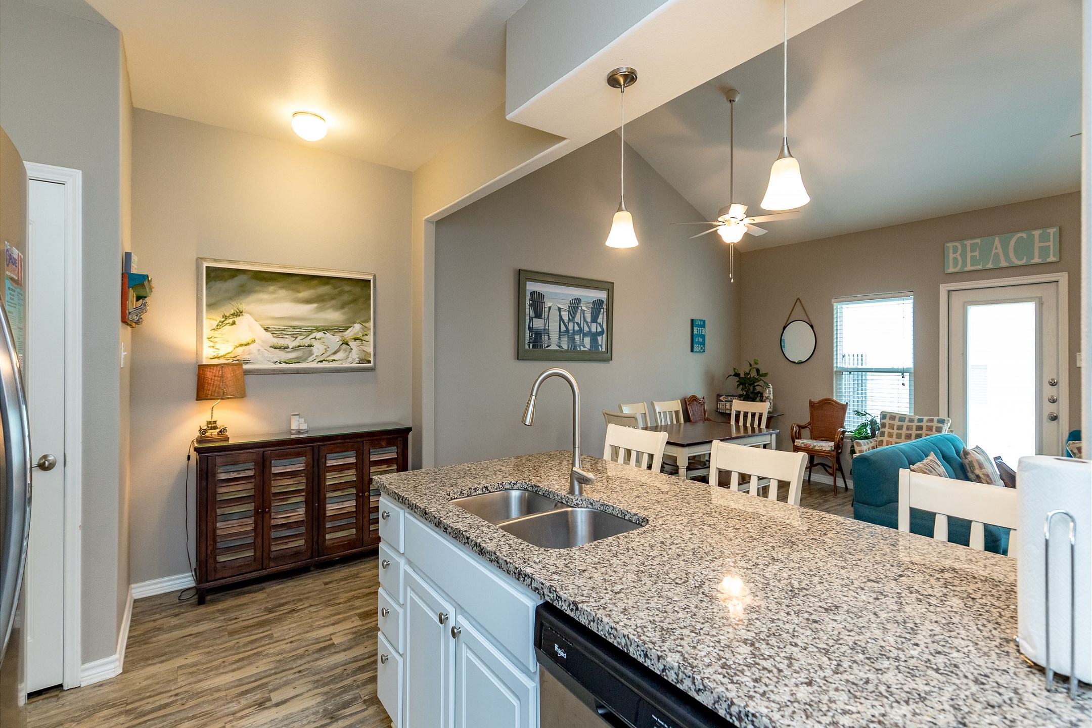 Plenty of counter space to cook with loved ones