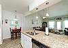 Open concept kitchen, dining and living area to entertain 