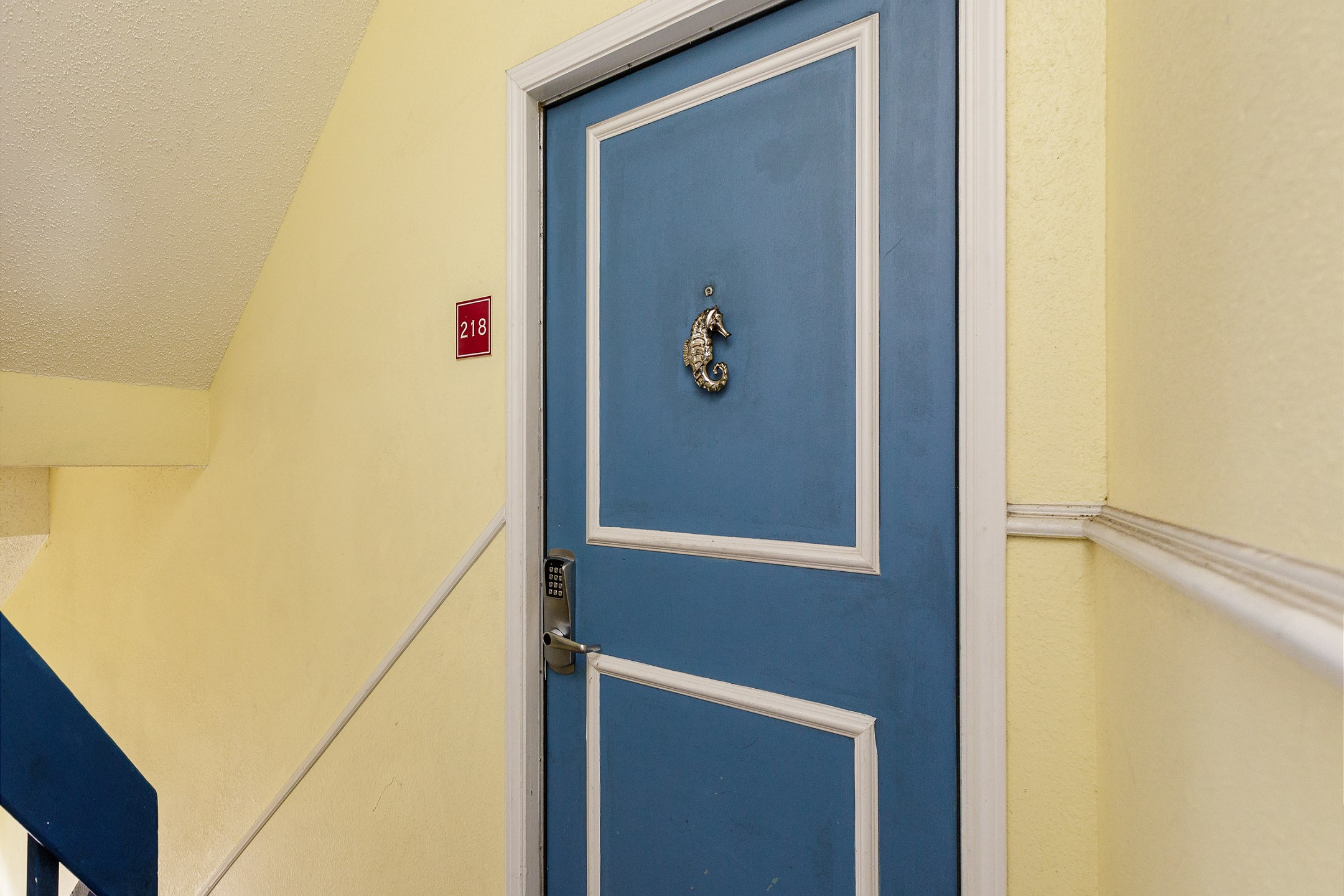 Front door entrance, #218