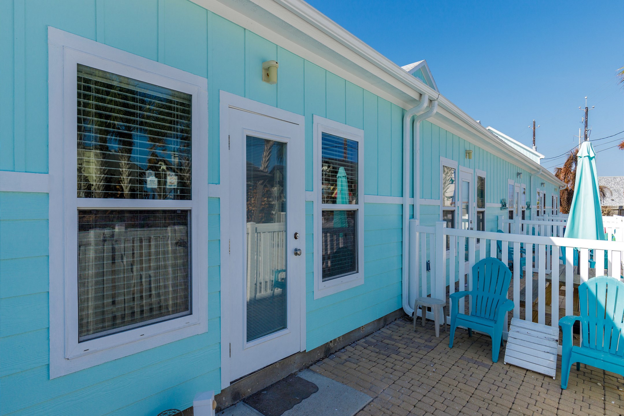 Patio area just off the living area