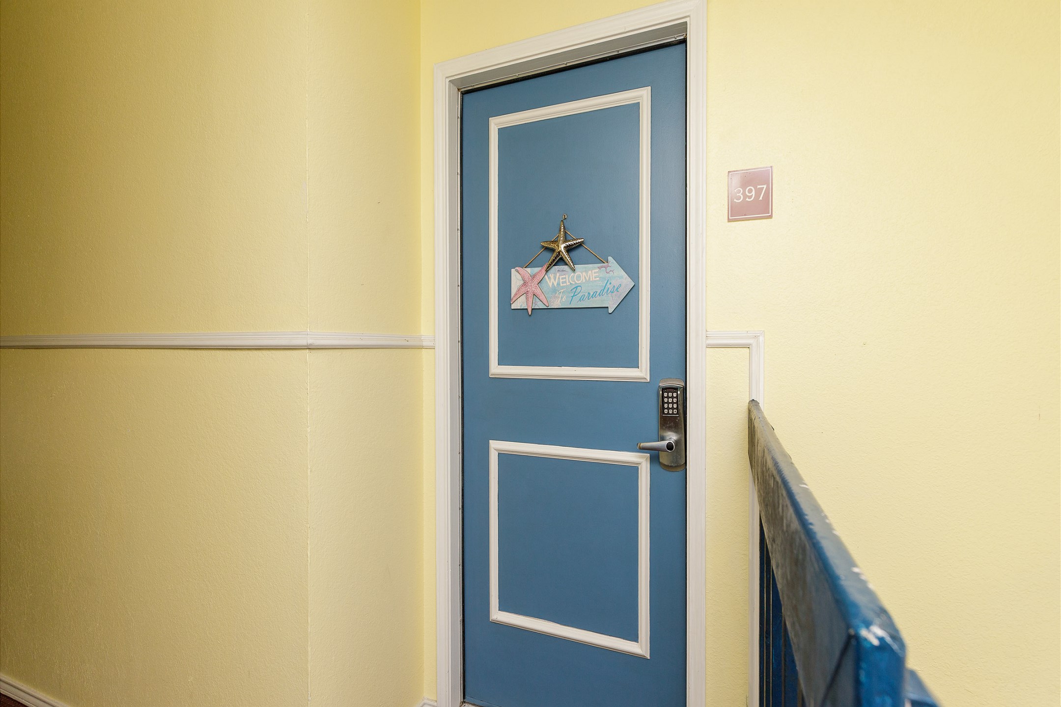 Front entrance, third floor, #397