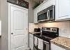 Fully equipped kitchen with updated appliances 
