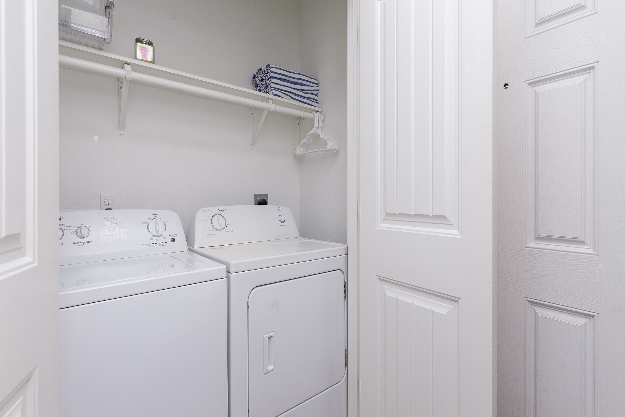 Washer and dryer in property for add convenience during your stay 