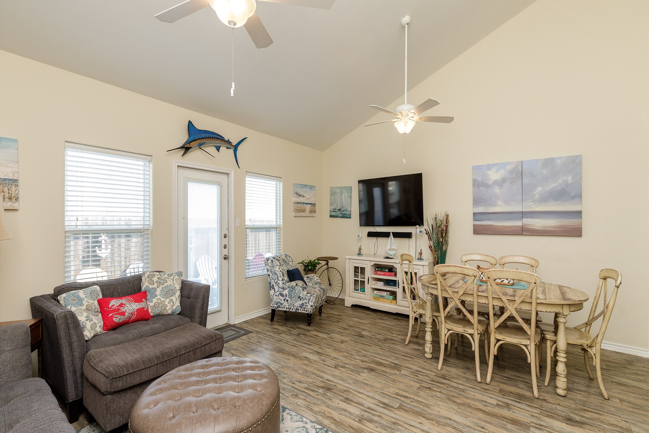 Inviting living space filled with natural light and generous seating for family comfort