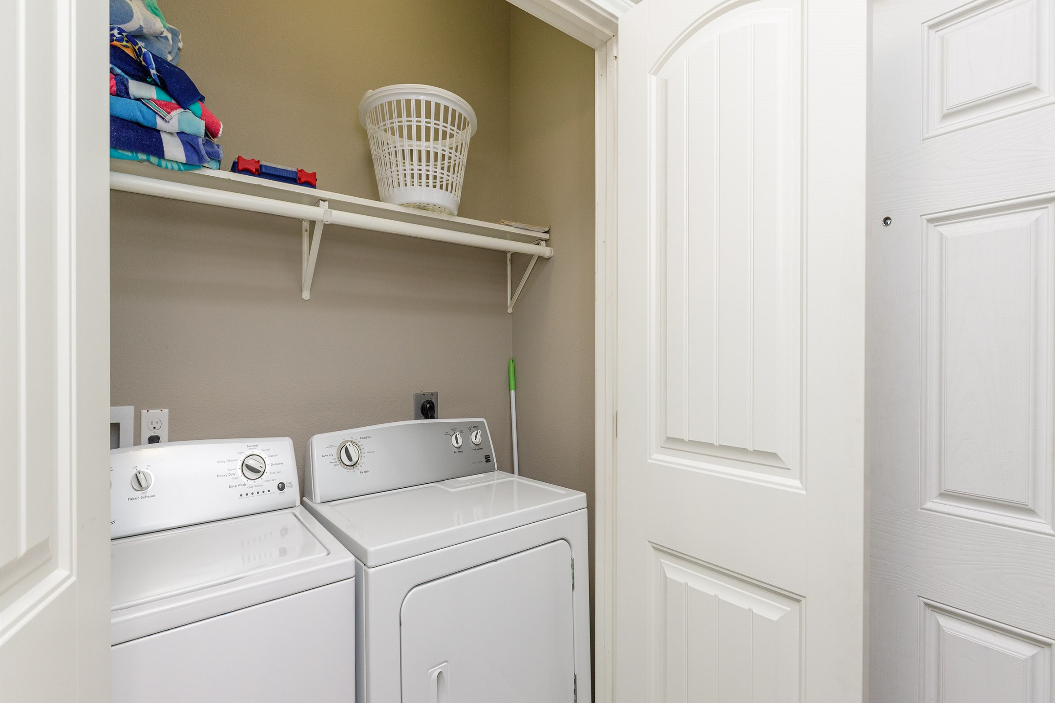 In property washer and dryer for your convenience during your stay 