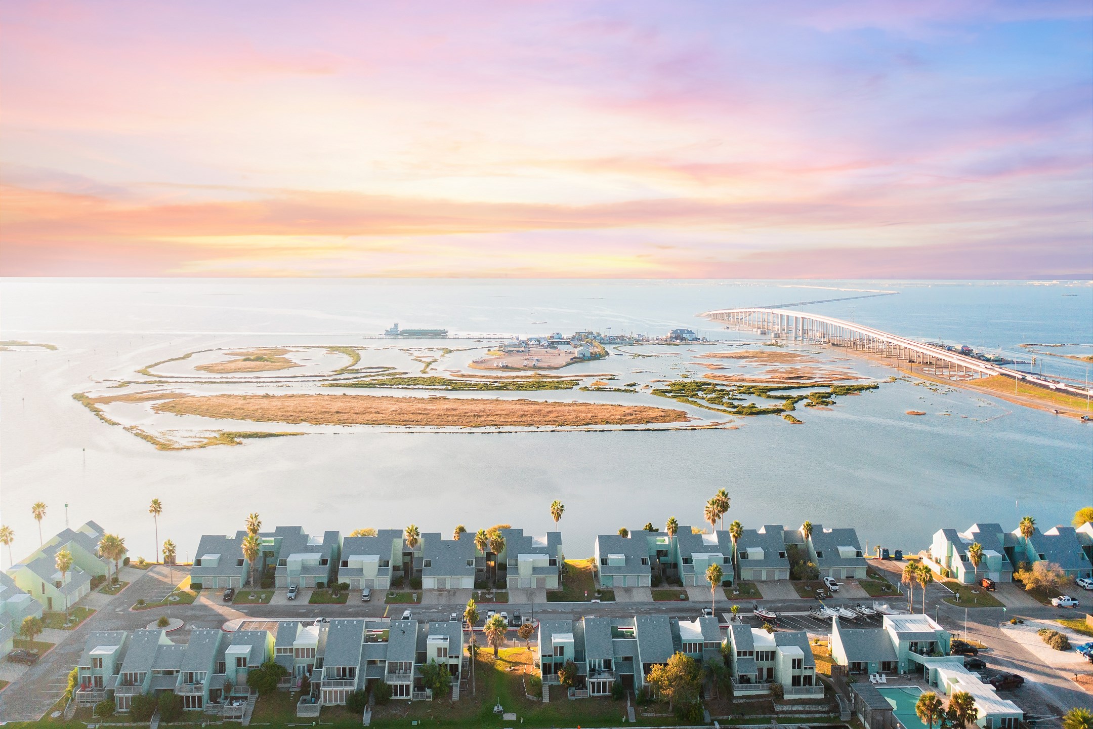 Capture stunning sunset views right from Puente Vista