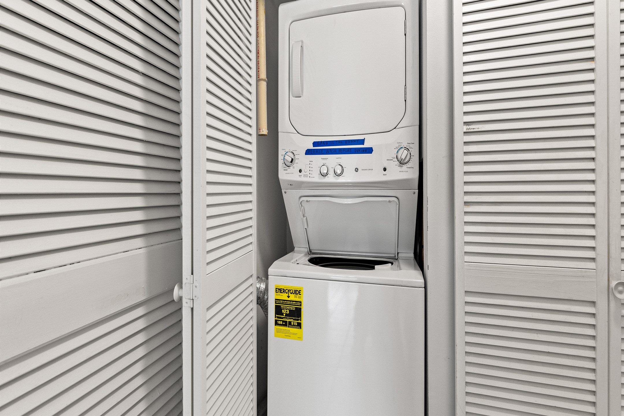 Convenient in-property washer and dryer for added comfort during your stay