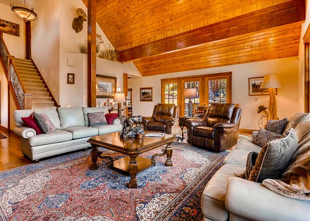 from the main level living area