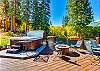Private hot tub, outdoor firepit