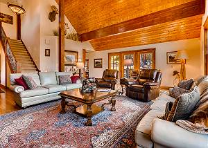 Access the spacious deck