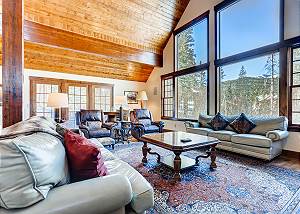 Views expand out the massive windows