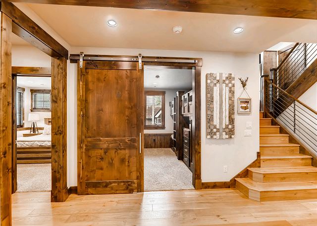 doors add a nice element to the Little Moose Bunk