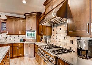 Gourmet kitchen