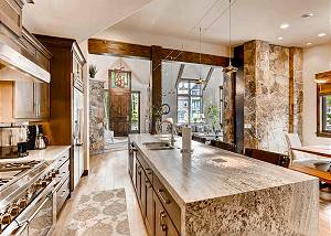 Fully stocked kitchen