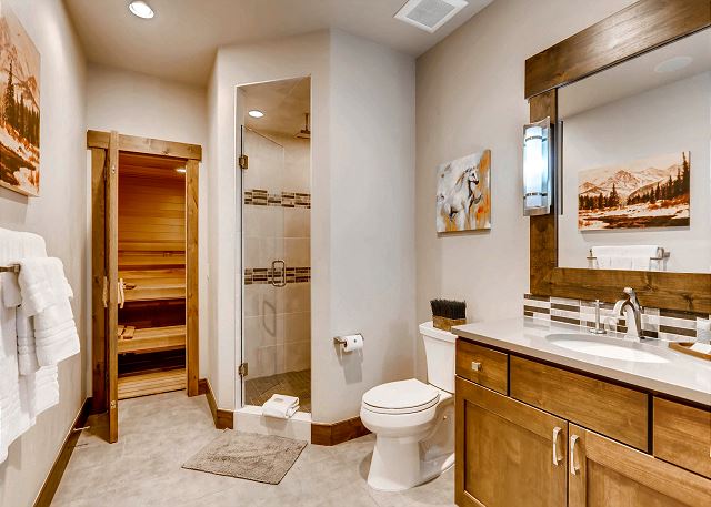 Sauna bathroom
