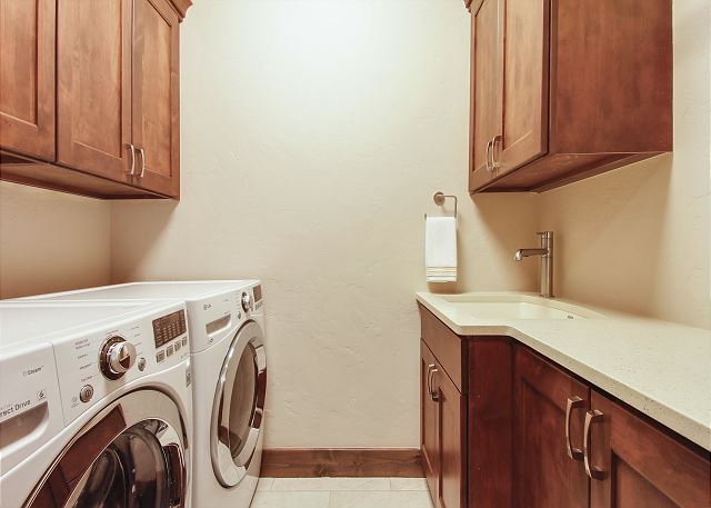 with Lots of Counter Space, Storage and Large Sink