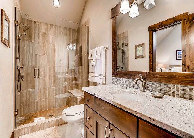 ensuite bathroom with shower