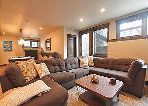 Lower level den