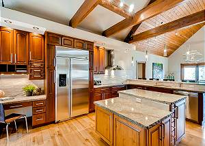 Spacious kitchen