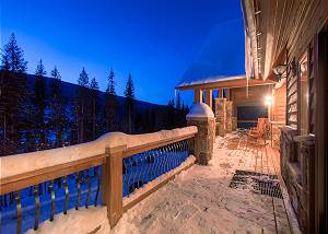 Fresh Snow on the Upper Level Deck