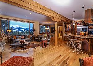 Main Level features Living Area, Dining and Kitchen!