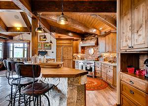 Kitchen with Bar Seating