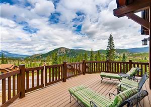 Deck off of Great Room on Main/Upper Level