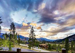 Beautiful views from the deck