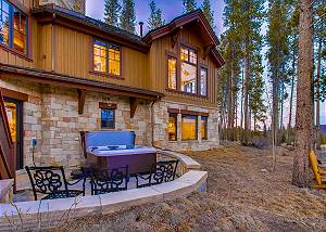 Lower level patio and hot tub
