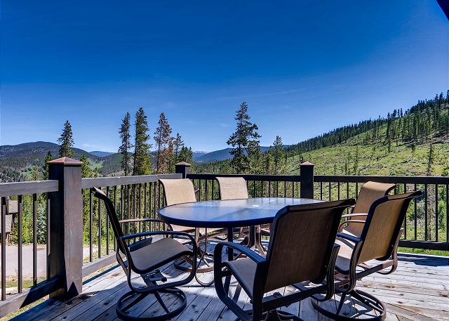 Outdoor dining in summer months