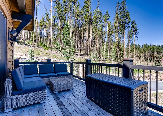Lounge seating in summer months