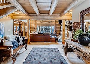 Entry to main level from porch