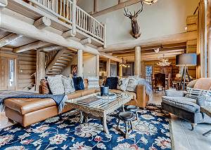 Great room looking to kitchen and dining