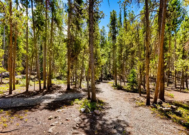 Hiking access out your back door.