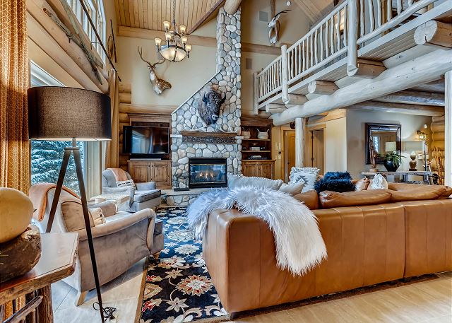 High ceiling great room