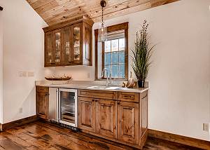 Main level wet bar near
