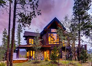 Rear exterior of home