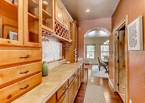 Entry hall from laundry area
