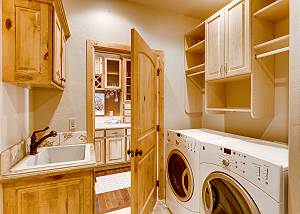 Laundry room with
