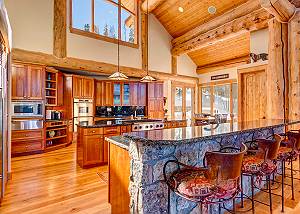 Gourmet kitchen with ample counter space,