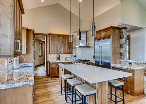 Gourmet kitchen with Viking appliances
