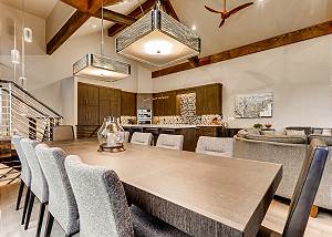 Open dining to kitchen