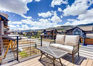 Enjoy views and relax from the deck