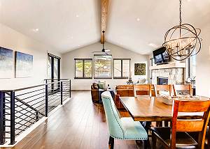 Exposed wood beam