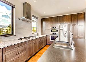 Spacious countertops