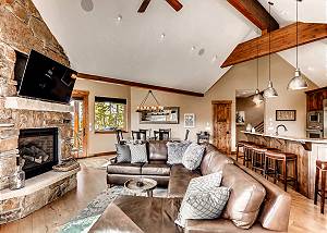 Open floor plan layout