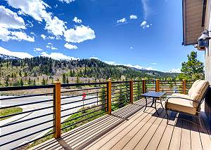 Spacious deck with